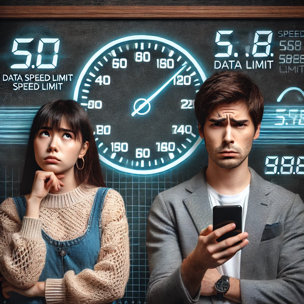 A-young-Japanese-man-and-woman-looking-frustrated-while-holding-their-smartphones-with-a-background-showing-data-speed-limit-icons-and-a-clock.-The-s.webp