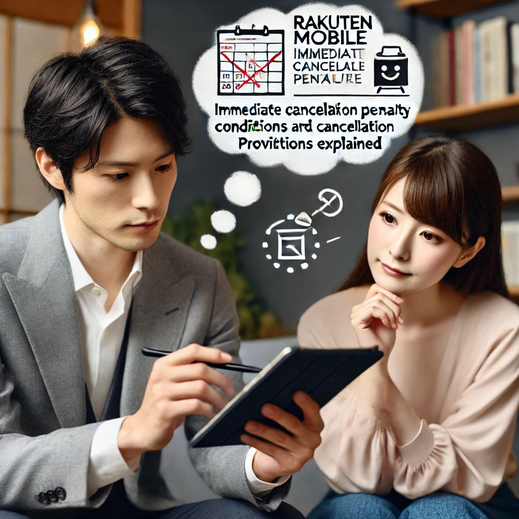 A-young-Japanese-man-and-woman-discussing-and-reviewing-documents-on-a-tablet-with-a-thought-bubble-showing-a-caution-sign-and-a-calendar.-Text-on-th.webp